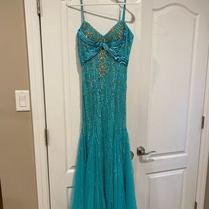 Jovani size 2 beaded gown